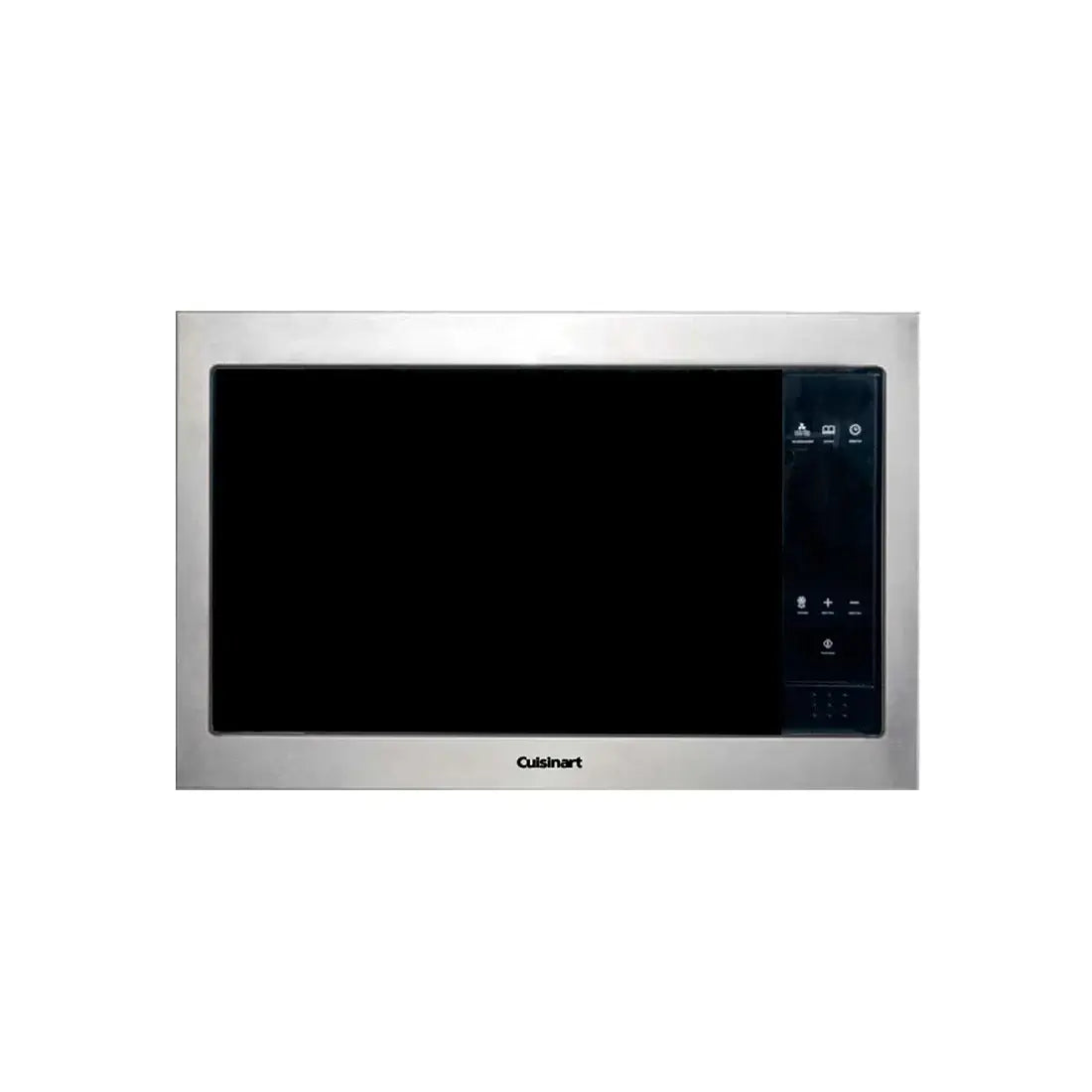 Forno Micro-ondas Combinado Cuisinart 31 Litros Inox 60cm com painel de controle moderno.